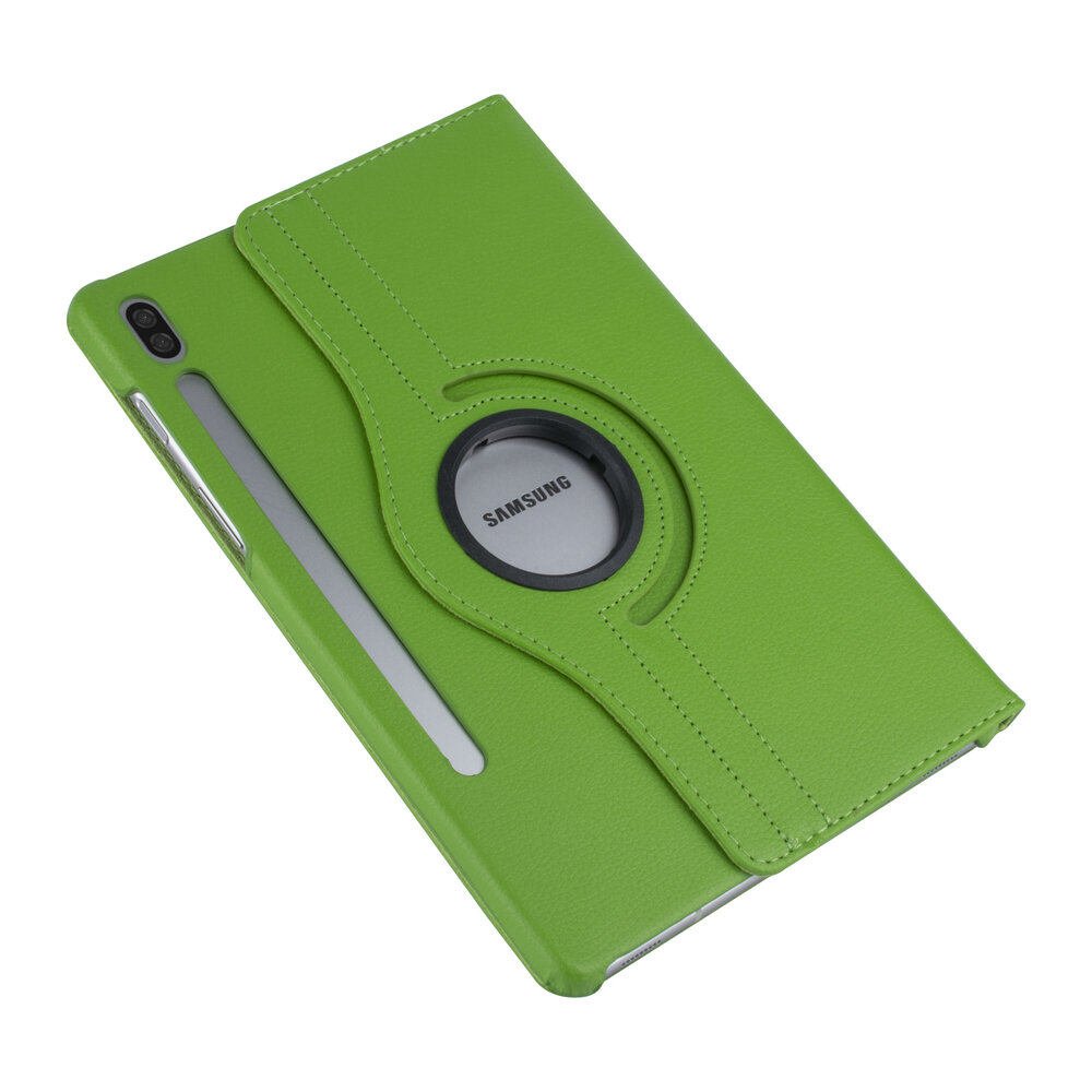 Samsung Tab S6 Green Book Case Tablet - 360 degrees rotatable Samsung Tab S6 Green Book Case Tablet - 360 degrees rotatable