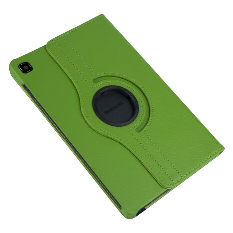 Samsung Tab S6 Lite Grün Book Case Tablet - Dreiecke Tricolor