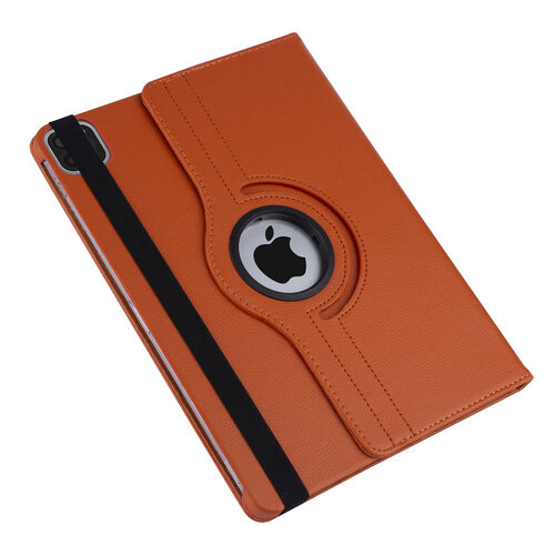 Apple iPad Pro 11 inch 2020 Oranje Book Case Tablethoes - 360 graden draaibaar