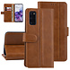 UNIQ Accessory Bruin hoesje Samsung Galaxy S20 - Book Case - PU leather UNIQ Accessory Bruin hoesje Samsung Galaxy S20 - Book Case - PU leather