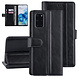 UNIQ Accessory Samsung Galaxy S20 Plus Noir Book type housse - Faux cuir UNIQ Accessory Samsung Galaxy S20 Plus Noir Book type housse - Faux cuir