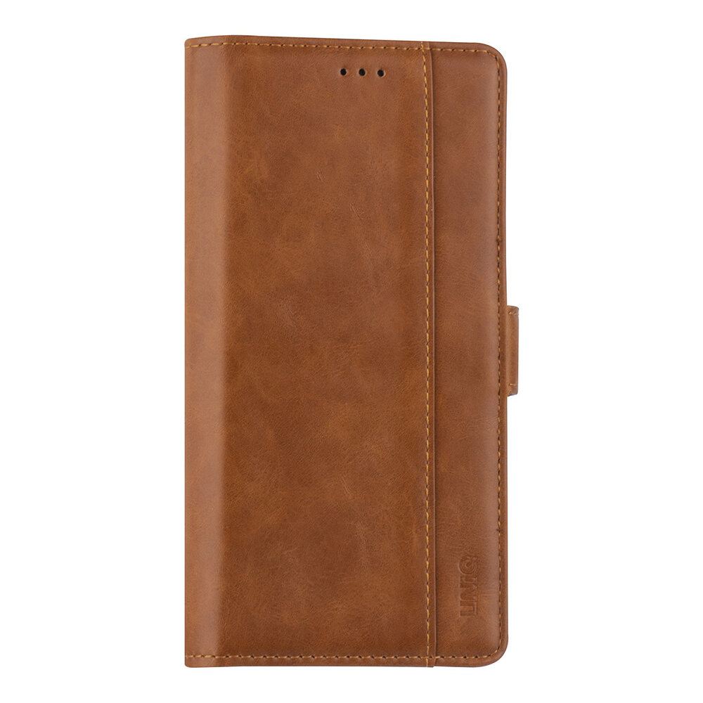 UNIQ Accessory Samsung Galaxy S20 Plus Brown Book type case - PU leather UNIQ Accessory Samsung Galaxy S20 Plus Brown Book type case - PU leather