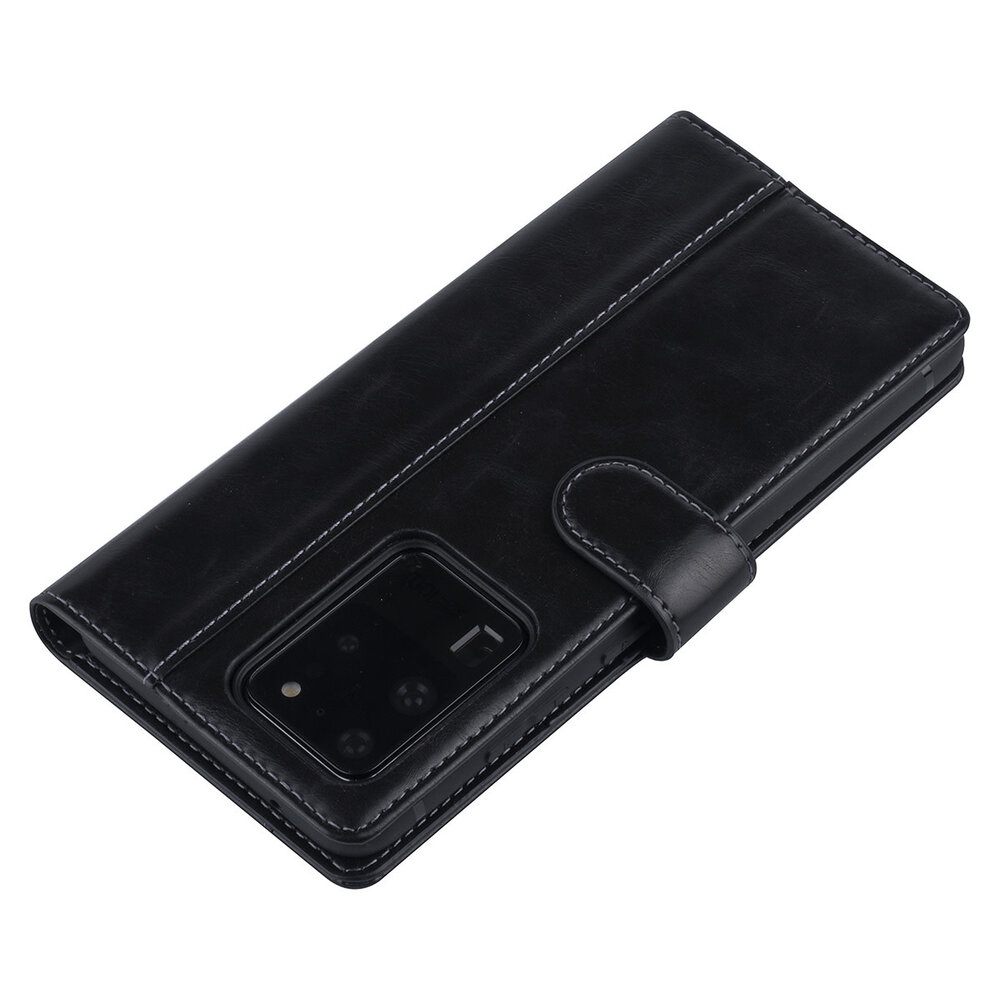 UNIQ Accessory Samsung Galaxy S20 Ultra Black Book type case - PU leather UNIQ Accessory Samsung Galaxy S20 Ultra Black Book type case - PU leather