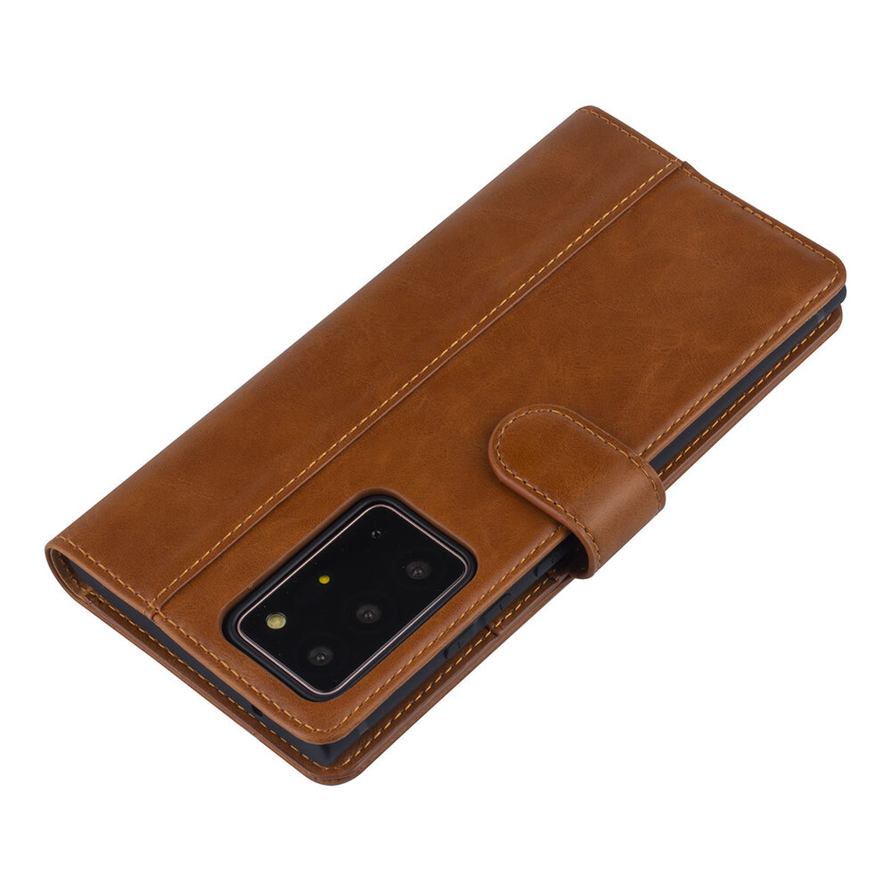 UNIQ Accessory Samsung Galaxy Note 20 Ultra Brown Book type case - PU leather UNIQ Accessory Samsung Galaxy Note 20 Ultra Brown Book type case - PU leather