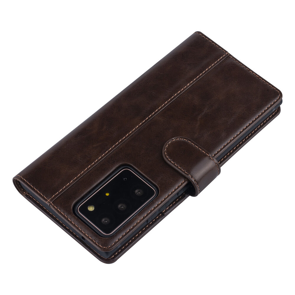 UNIQ Accessory Samsung Galaxy Note 20 Ultra Dunkelbraun Book-Case hul - PU-Leder UNIQ Accessory Samsung Galaxy Note 20 Ultra Dunkelbraun Book-Case hul - PU-Leder