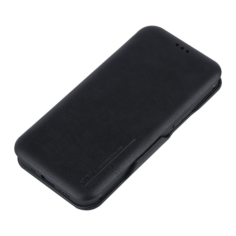 UNIQ Accessory Apple iPhone 12 Mini Black Book type case - Card Holder UNIQ Accessory Apple iPhone 12 Mini Black Book type case - Card Holder