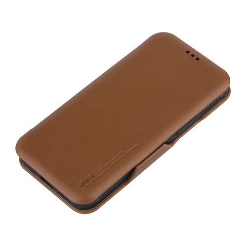 UNIQ Accessory UNIQ Accessory LichtBruin hoesje iPhone 12 Mini - Book Case