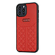 Audi Audi Apple iPhone 12 Mini Rood Backcover hoesje Q8 Serie - Genuine Leather Audi Audi Apple iPhone 12 Mini Rood Backcover hoesje Q8 Serie - Genuine Leather