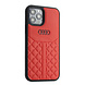 Audi Audi Apple iPhone 12 Mini Rood Backcover hoesje Q8 Serie - Genuine Leather Audi Audi Apple iPhone 12 Mini Rood Backcover hoesje Q8 Serie - Genuine Leather