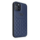 Audi Audi Apple iPhone 12 Mini Blauw Backcover hoesje Q8 Serie - Genuine Leather Audi Audi Apple iPhone 12 Mini Blauw Backcover hoesje Q8 Serie - Genuine Leather