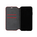 Audi Audi Apple iPhone 12 Mini Red Book type case Q8 Serie - Genuine Leather Audi Audi Apple iPhone 12 Mini Red Book type case Q8 Serie - Genuine Leather