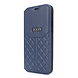 Audi Audi Apple iPhone 12 Mini Bleu Book type housse Q8 Série - Genuine Leather Audi Audi Apple iPhone 12 Mini Bleu Book type housse Q8 Série - Genuine Leather