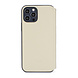 Audi Audi Apple iPhone 12 / 12 Pro Beige Book type housse Q8 Série - Genuine Leather Audi Audi Apple iPhone 12 / 12 Pro Beige Book type housse Q8 Série - Genuine Leather