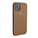 Audi Audi Apple iPhone 12 Mini Bruin Backcover hoesje A6 Serie - Genuine Leather Audi Audi Apple iPhone 12 Mini Bruin Backcover hoesje A6 Serie - Genuine Leather