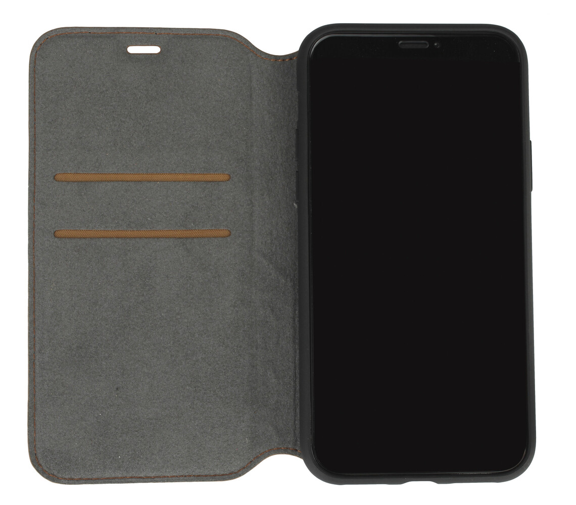Audi Audi Apple iPhone 12 / 12 Pro Marron Book type housse A6 Série - Genuine Leather Audi Audi Apple iPhone 12 / 12 Pro Marron Book type housse A6 Série - Genuine Leather