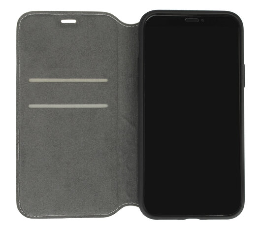 Audi Audi hoesje - Beige - iPhone 12 Pro Max - Book Case - A6 Serie - Genuine Leather Audi Audi hoesje - Beige - iPhone 12 Pro Max - Book Case - A6 Serie - Genuine Leather