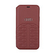 Audi Audi Apple iPhone 12 Mini Merlot Book type housse A6 Série - Genuine Leather Audi Audi Apple iPhone 12 Mini Merlot Book type housse A6 Série - Genuine Leather