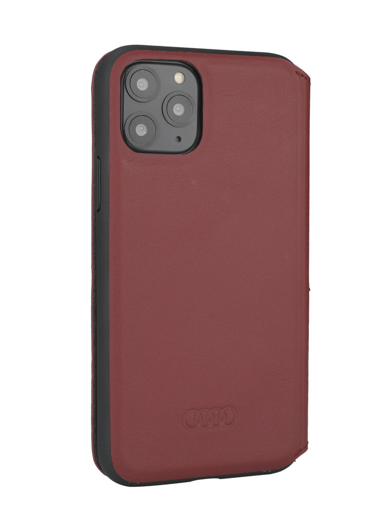Audi Audi hoesje - Merlot - iPhone 12 - 12 Pro - Book Case - A6 Serie - Genuine Leather Audi Audi hoesje - Merlot - iPhone 12 - 12 Pro - Book Case - A6 Serie - Genuine Leather