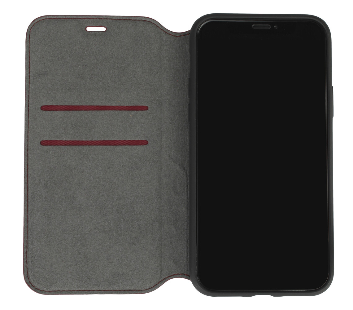 Audi Audi Apple iPhone 12 Pro Max Merlot Book type case A6 Serie - Genuine Leather Audi Audi Apple iPhone 12 Pro Max Merlot Book type case A6 Serie - Genuine Leather