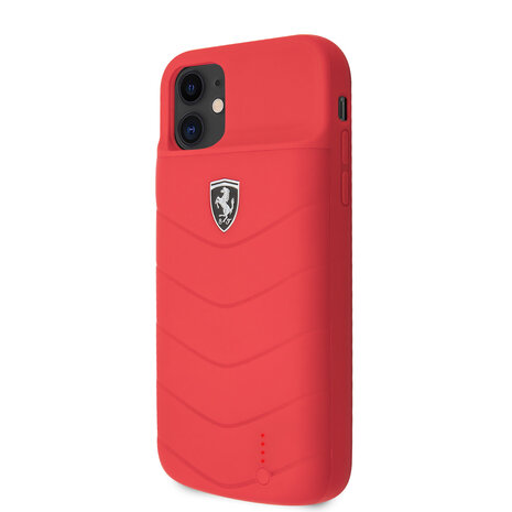 Ferrari Ferrari iPhone 11 Pro Max full cover power case lichtgewicht - Rood Ferrari Ferrari iPhone 11 Pro Max full cover power case lichtgewicht - Rood