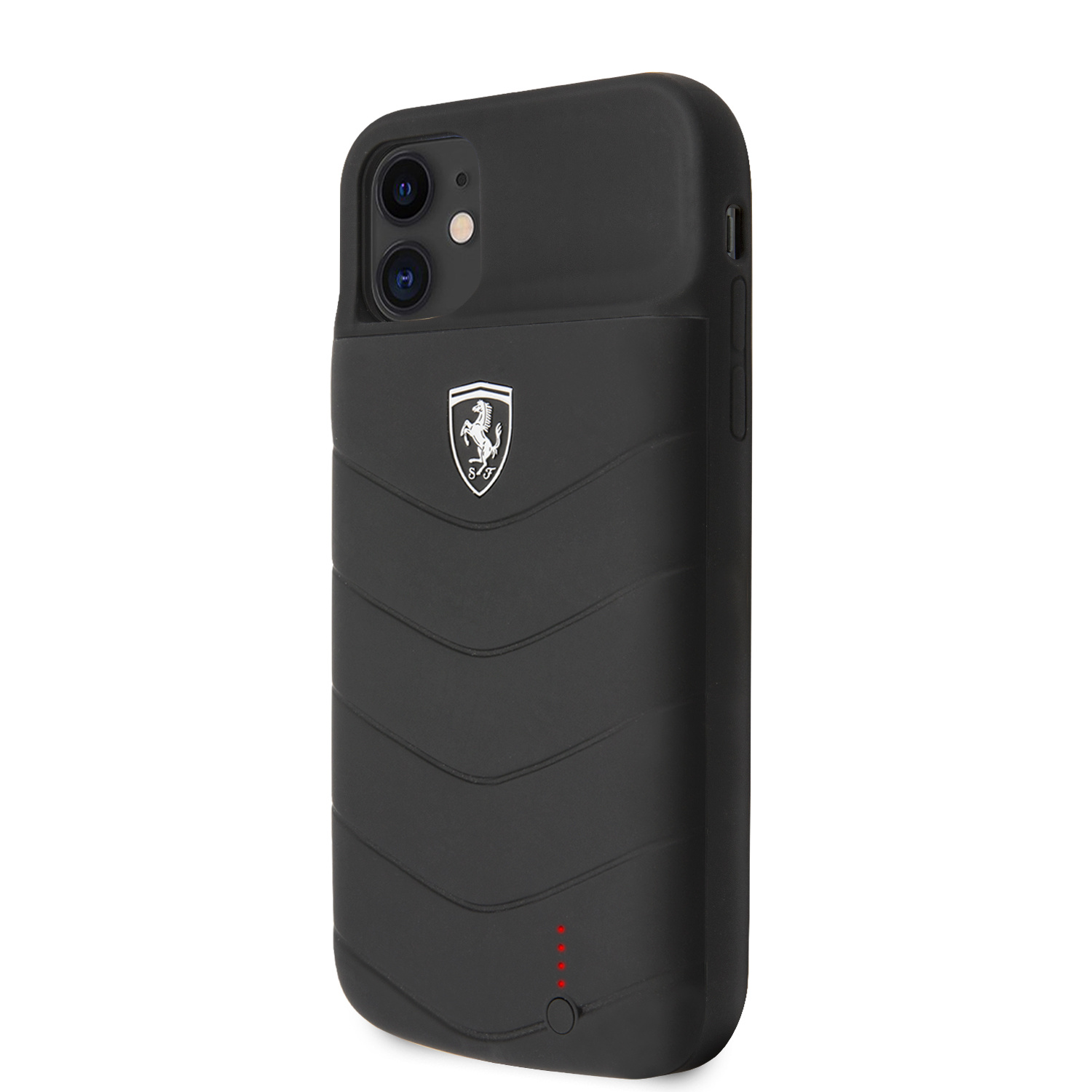 Ferrari Ferrari iPhone 11 Pro Max full cover power case lichtgewicht - Zwart, foto 2 van 3