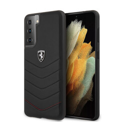 Ferrari Samsung Galaxy S21 Black Back cover case - Off Track Quilted