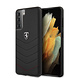 Ferrari Ferrari Samsung Galaxy S21 Zwart Backcover hoesje - Off Track Quilted Ferrari Ferrari Samsung Galaxy S21 Zwart Backcover hoesje - Off Track Quilted