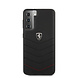 Ferrari Ferrari Samsung Galaxy S21 Zwart Backcover hoesje - Off Track Quilted Ferrari Ferrari Samsung Galaxy S21 Zwart Backcover hoesje - Off Track Quilted
