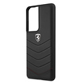 Ferrari Ferrari Samsung Galaxy S21 Ultra Schwarz Back-Cover hul - Off Track Quilted