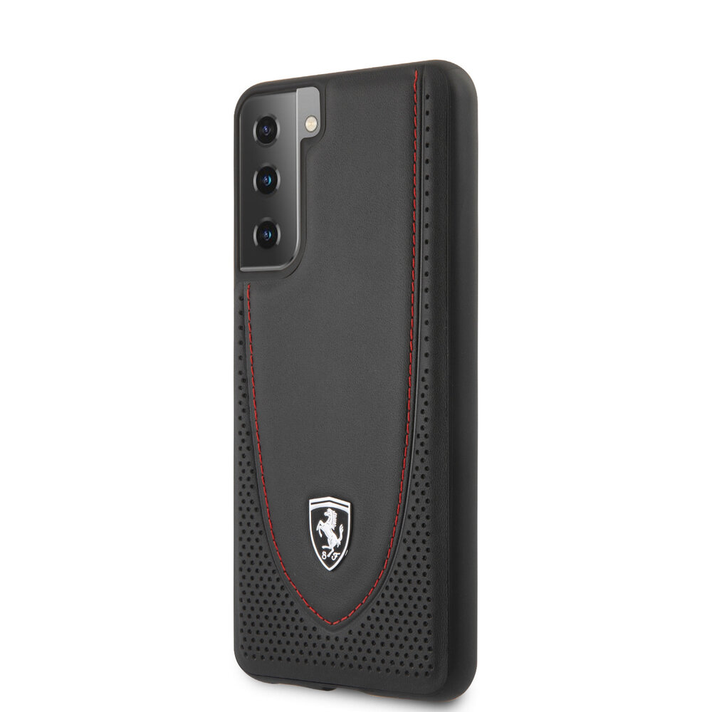Ferrari Ferrari Samsung Galaxy S21 Plus Noir Back cover coque - Off Track Stitch Line Ferrari Ferrari Samsung Galaxy S21 Plus Noir Back cover coque - Off Track Stitch Line