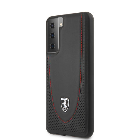Ferrari Ferrari Samsung Galaxy S21 Plus Noir Back cover coque - Off Track Stitch Line Ferrari Ferrari Samsung Galaxy S21 Plus Noir Back cover coque - Off Track Stitch Line