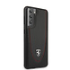 Ferrari Ferrari Samsung Galaxy S21 Plus Schwarz Back-Cover hul - Off Track Stitch Line Ferrari Ferrari Samsung Galaxy S21 Plus Schwarz Back-Cover hul - Off Track Stitch Line