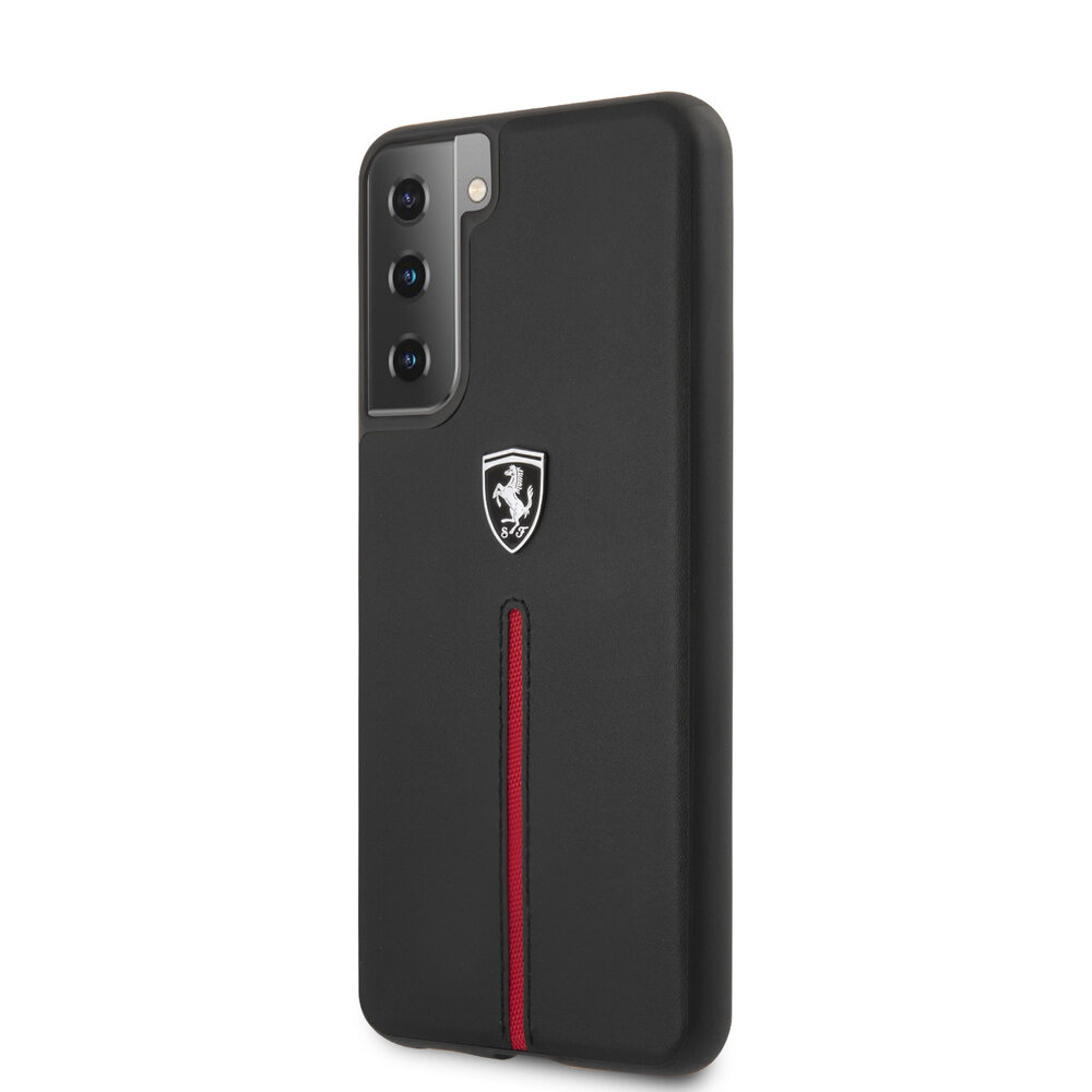 Ferrari Ferrari Samsung Galaxy S21 Plus Noir Back cover coque - Off Track Stripe Ferrari Ferrari Samsung Galaxy S21 Plus Noir Back cover coque - Off Track Stripe