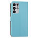 LichtBlauw hoesje Samsung Galaxy S21 Ultra - Book Case LichtBlauw hoesje Samsung Galaxy S21 Ultra - Book Case
