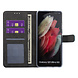 LichtBlauw hoesje Samsung Galaxy S21 Ultra - Book Case LichtBlauw hoesje Samsung Galaxy S21 Ultra - Book Case