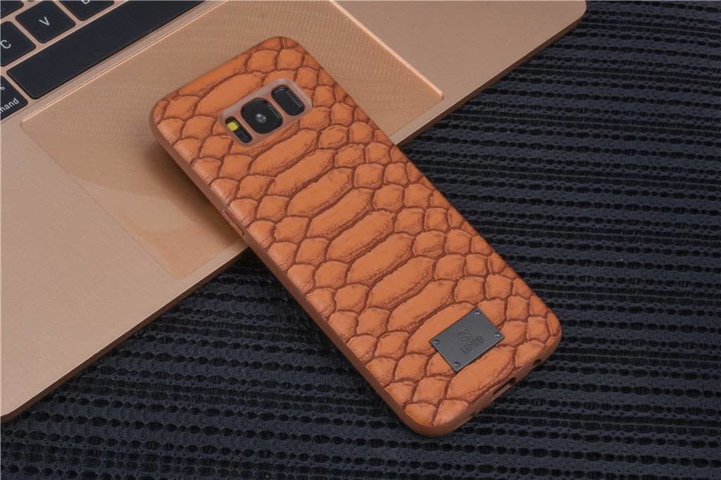 UNIQ Accessory UNIQ Accessory Galaxy S8 Kunstleer Hard Case Back cover - Bruin, foto 5 van 5