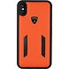 Lamborghini Lamborghini backcover hoesje D6 Serie Apple iPhone X-Xs Oranje - Echt leer Lamborghini Lamborghini backcover hoesje D6 Serie Apple iPhone X-Xs Oranje - Echt leer