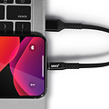 UNIQ Accessory UNIQ Accessory Lightning Câble USB 200cm chargeur rapide transfert de données - Noir