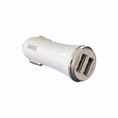 Car Charger 3.4A - Fast Charger - Lightning Kabel - White