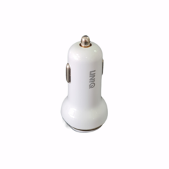 Car Charger Lightning USB 2.4A - Wit (8719273222959)