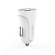 LDNIO DL-C17 USB Autolader met Lightning kabel - Wit LDNIO DL-C17 USB Autolader met Lightning kabel - Wit