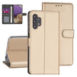 Samsung Galaxy A32 Book-Case hul - Gold - 5G Samsung Galaxy A32 Book-Case hul - Gold - 5G