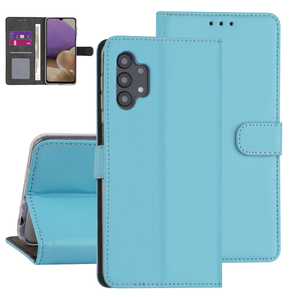Samsung Galaxy A32 Book-Case hul - Hellblau - 5G Samsung Galaxy A32 Book-Case hul - Hellblau - 5G