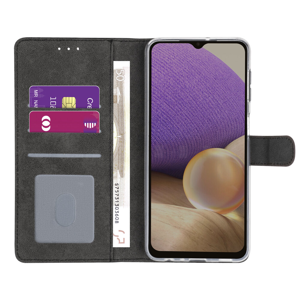 Samsung Galaxy A32 Booktype case - Brown - 5G Samsung Galaxy A32 Booktype case - Brown - 5G