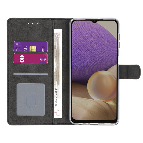 Samsung Galaxy A32 Book type housse - Marron - 5G Samsung Galaxy A32 Book type housse - Marron - 5G