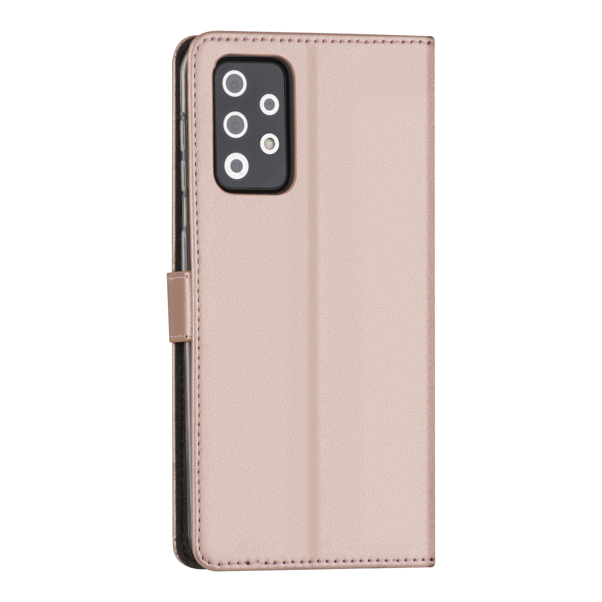 Samsung Galaxy A72 Kunstleer Booktype hoesje - Rose Gold, foto 3 van 4