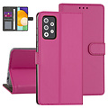 Samsung Galaxy A72 Booktype case - Hot Pink