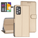 Samsung Galaxy A72 Booktype case - Gold Samsung Galaxy A72 Booktype case - Gold
