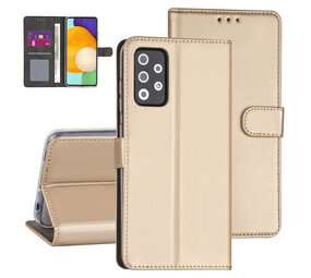 Samsung Galaxy A72 Book-Case hul - Gold Samsung Galaxy A72 Book-Case hul - Gold