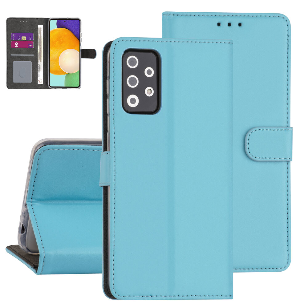 Samsung Galaxy A72 Book-Case hul - Hellblau Samsung Galaxy A72 Book-Case hul - Hellblau